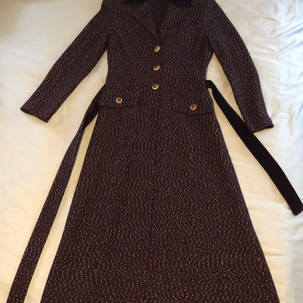St. John Vintage Marie Gray Collection Full Length Coat